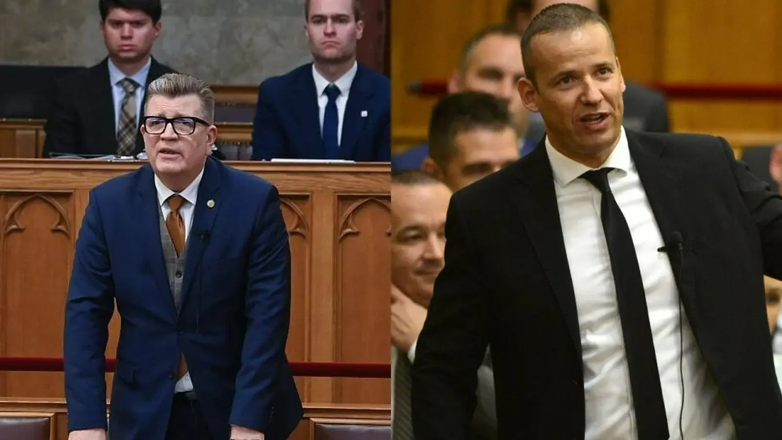 Ibolya Tibor és Toroczkai László (Fotók: MTI)