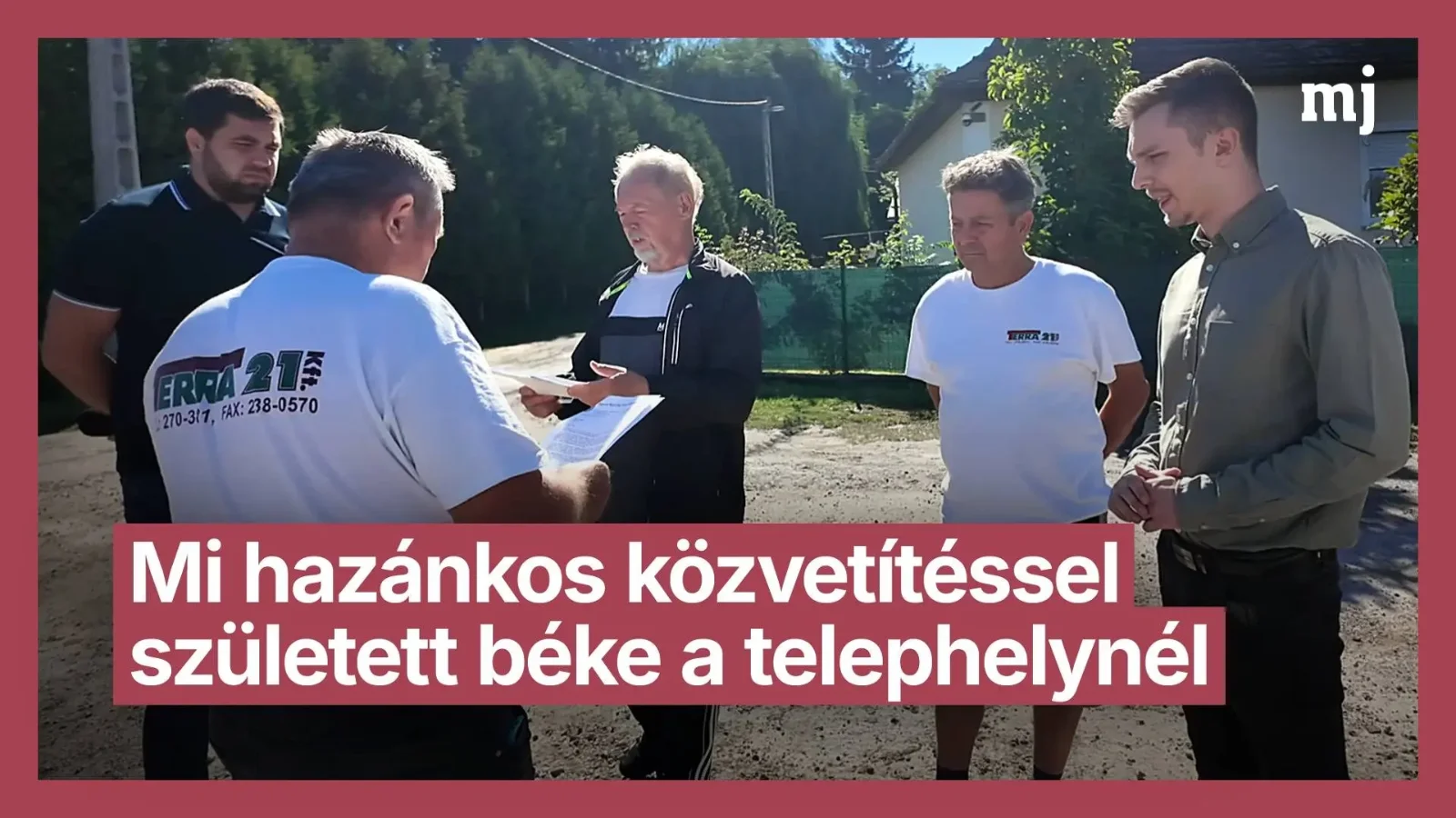 Zavarta a telephely a kaposváriakat, a Mi Hazánk sikeresen közvetített a felek között