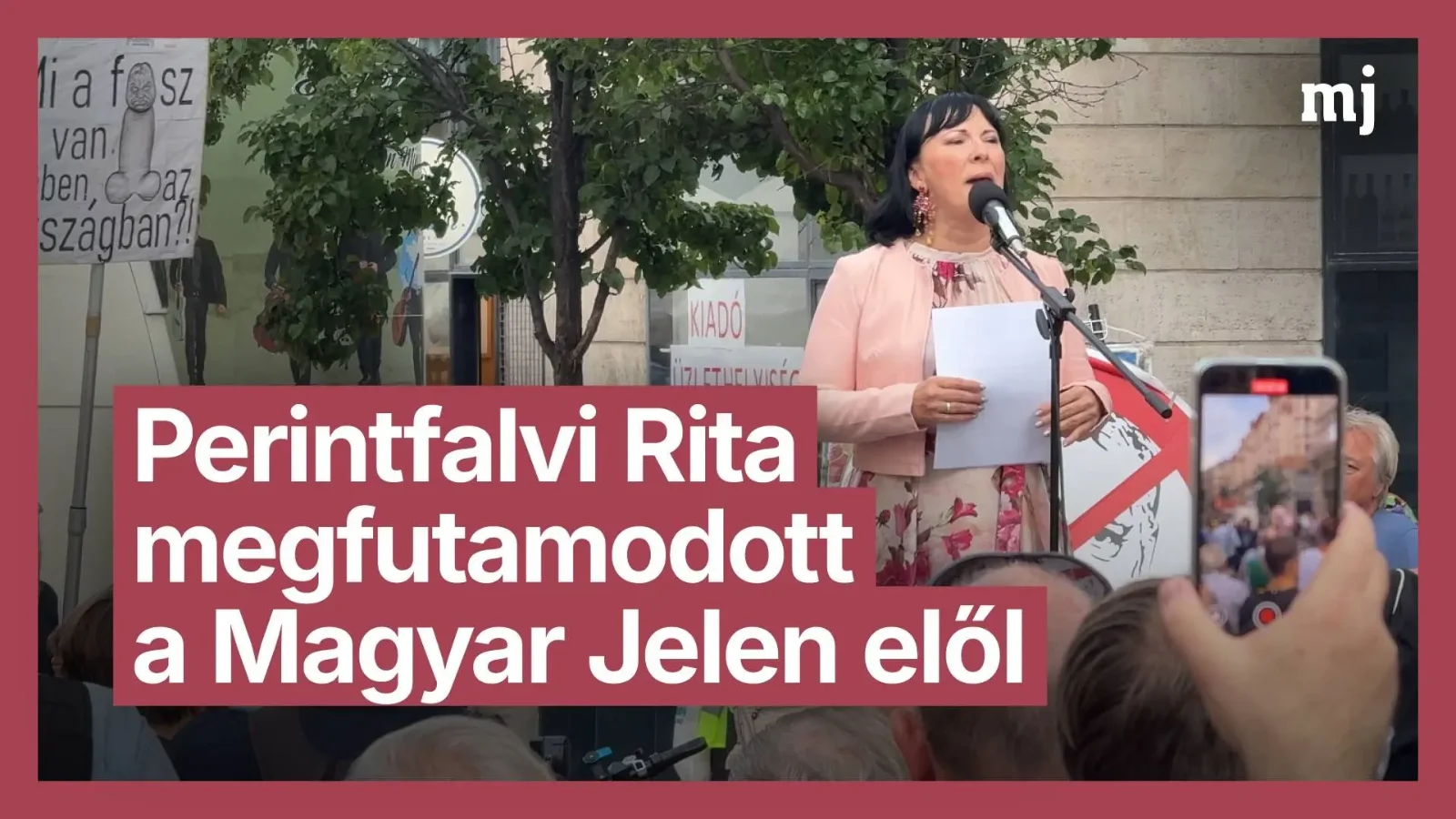 Megfutamodott a Magyar Jelen elől Perintfalvi Rita (+VIDEÓ)