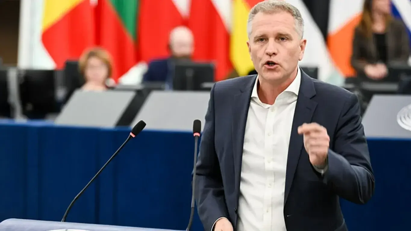 Petr Bystron, az AfD EP-képviselője (fotó: Európai Parlament)