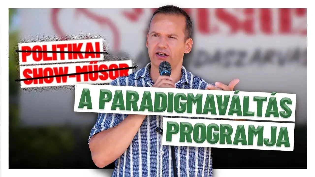Öncélú politikai show-műsorok helyett a Mi Hazánk a paradigmaváltás programját hirdeti (+VIDEÓ)