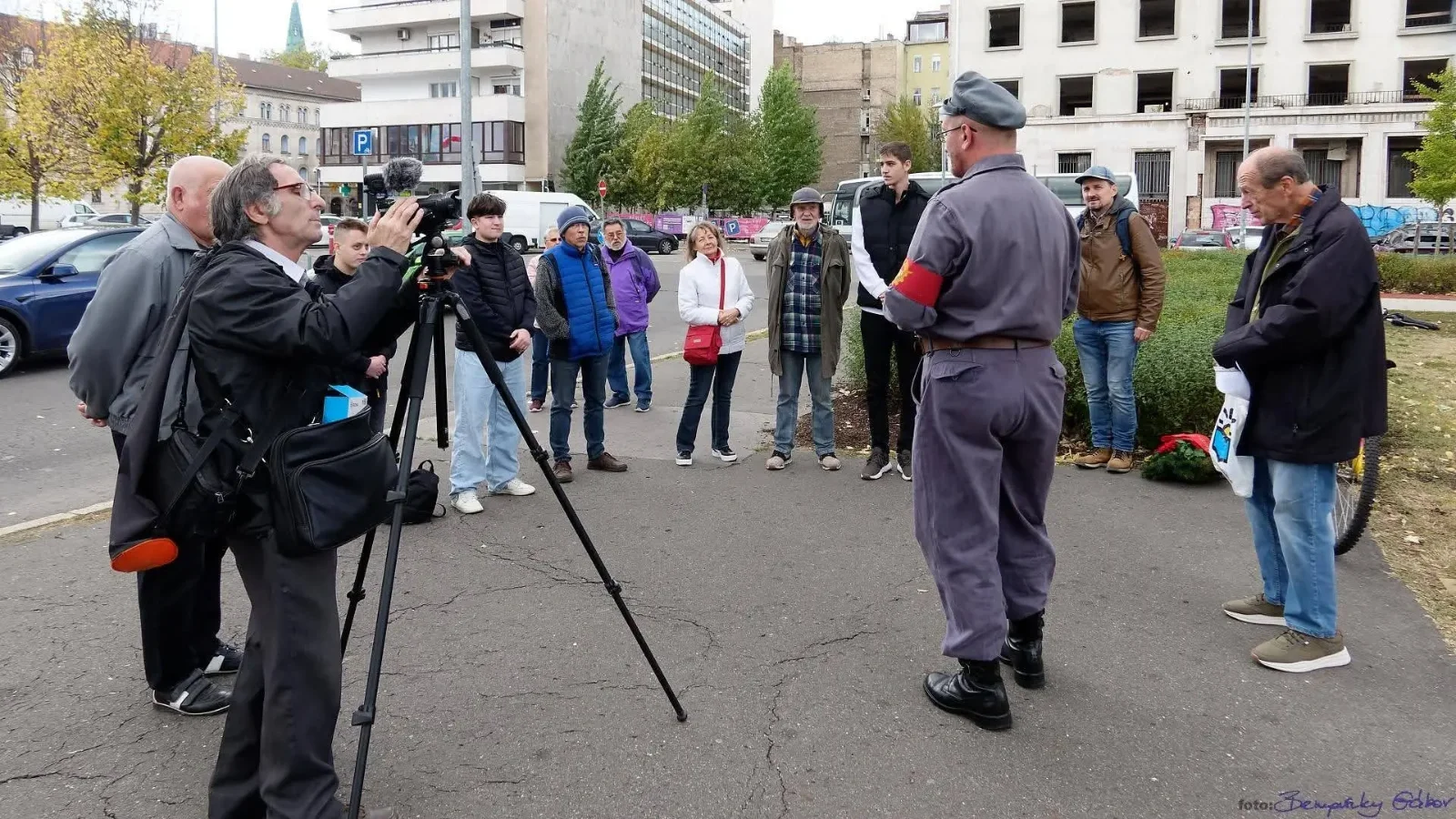 Munkásőrök megemlékezése november 4-én (Forrás: Ellenforradalom 1956/Facebook)