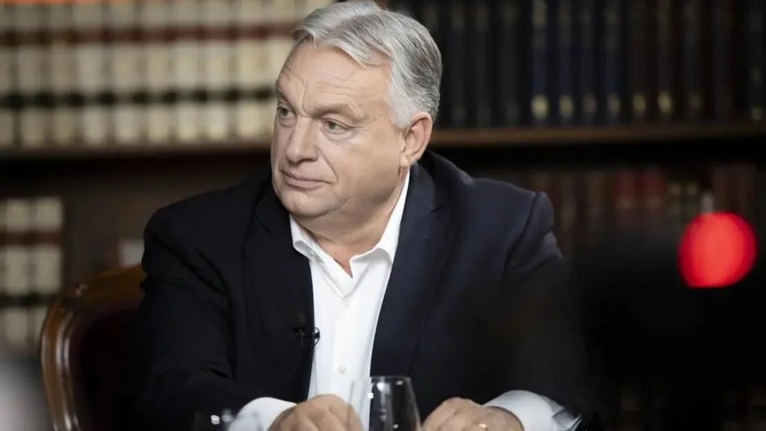 Forrás: Orbán Viktor 2025. október 15-én. Fotó: Fischer Zoltán / MTI)