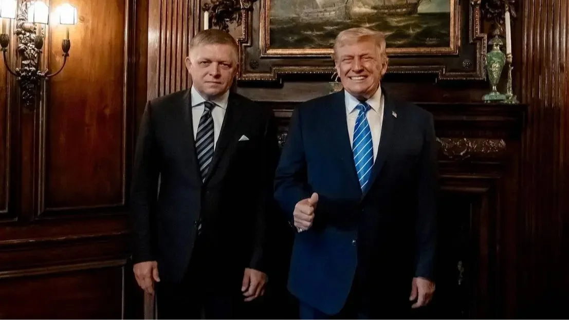 Robert Fico és Donald Trump. Fotó: Robert Fico / Facebook