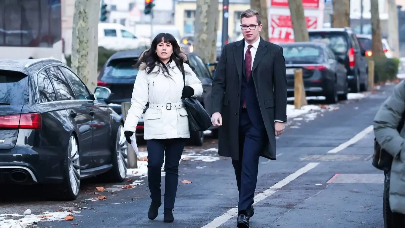 Daniel Halemba és védőügyvédje | Fotó: Daniel Löb/dpa Picture-Alliance via AFP