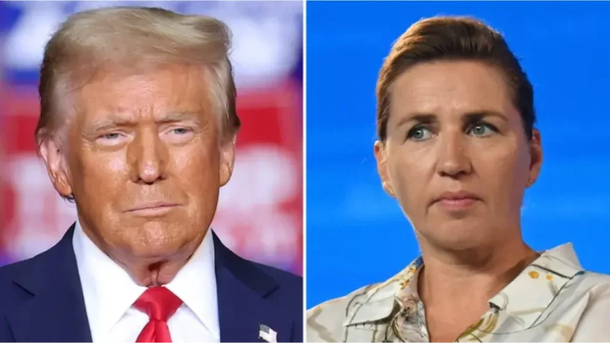 Kiemelt képünkön Donald Trump és Mette Frederiksen, fotó: AFP
