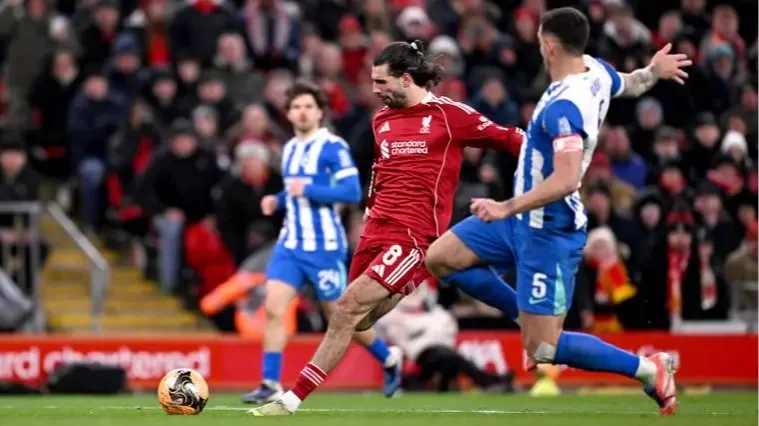 Szoboszlai Dominik, Fotó: Liverpool FC / Getty Images