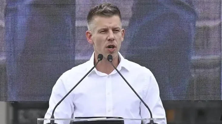 Magyar Péter | Kép forrása: Szilárd Koszticsák/MTI