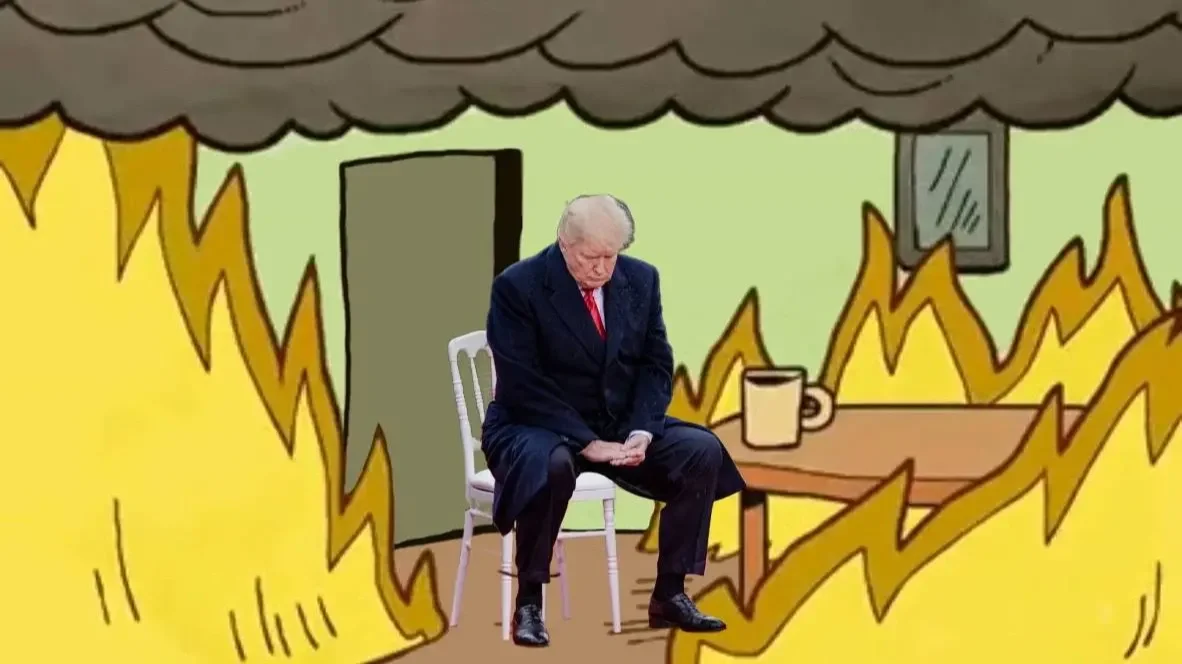 A népszerű internetes mém módosított változata Donald Trumppal | Forrás: 4chan