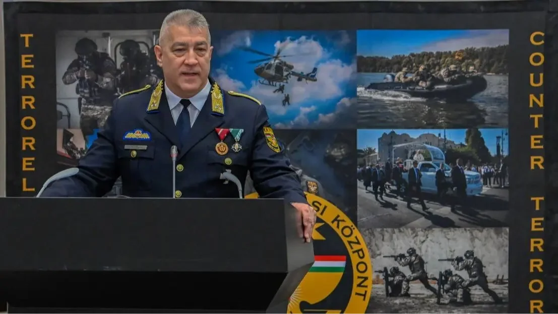 Hajdu János a TEK főigazgatója | Fotó: Máthé Zoltán/MTI