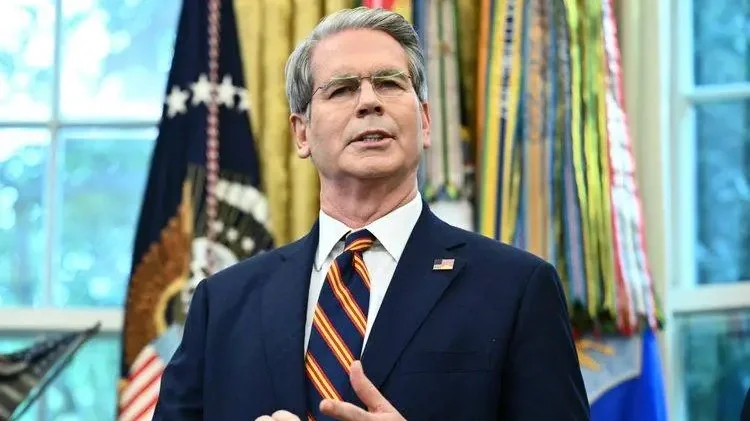 Scott Bessent amerikai pénzügyminiszter. | Kép forrása: AFP