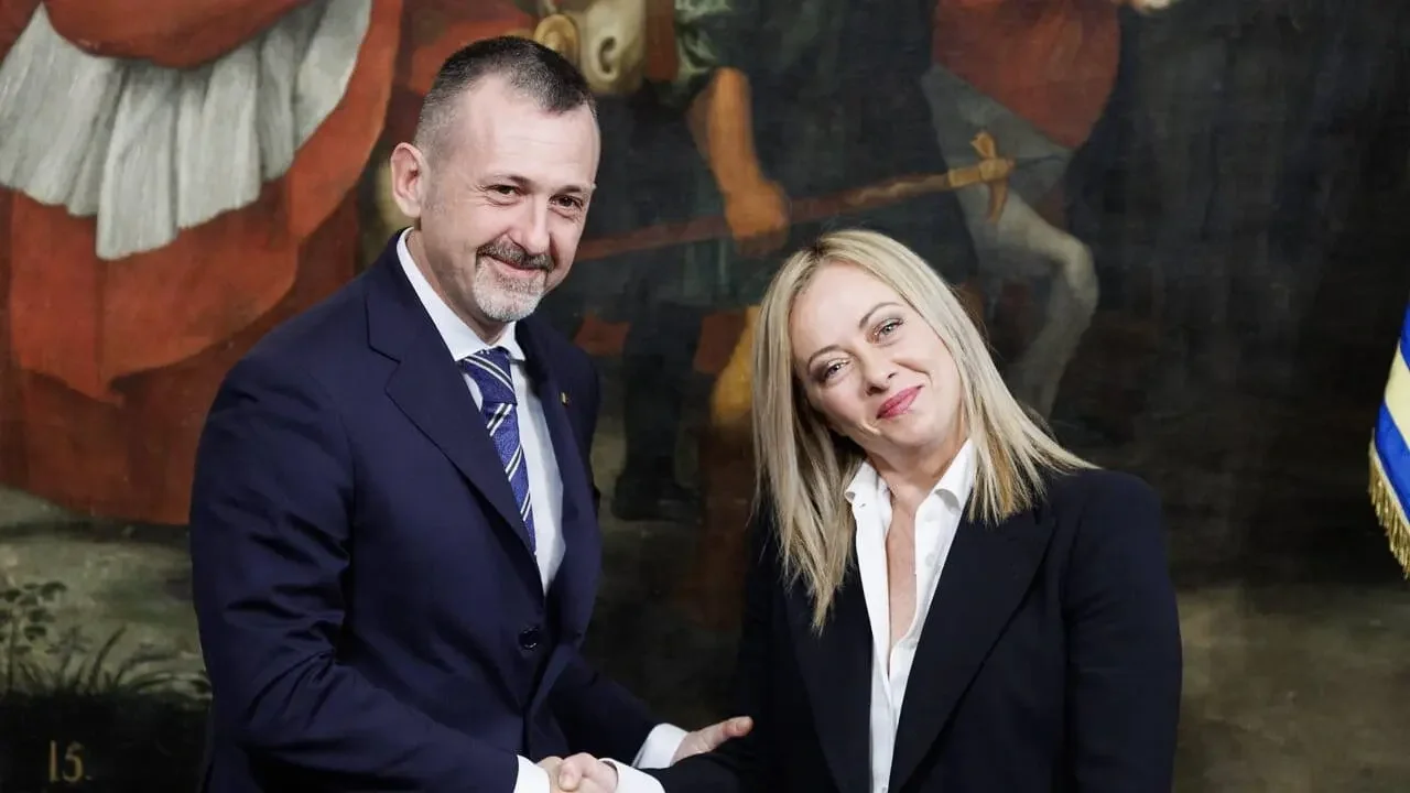 Giorgia Meloni és Andrea Delmastro Delle Vedove | Kép forrása: today.it