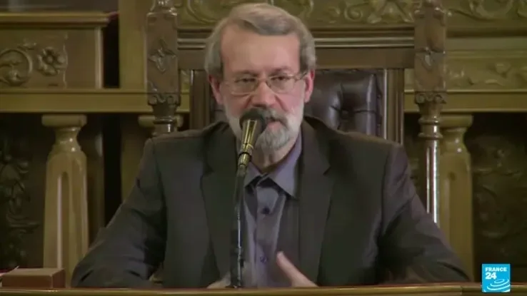 Ali Laridzsáni - Fotó forrása: Youtube / France 24