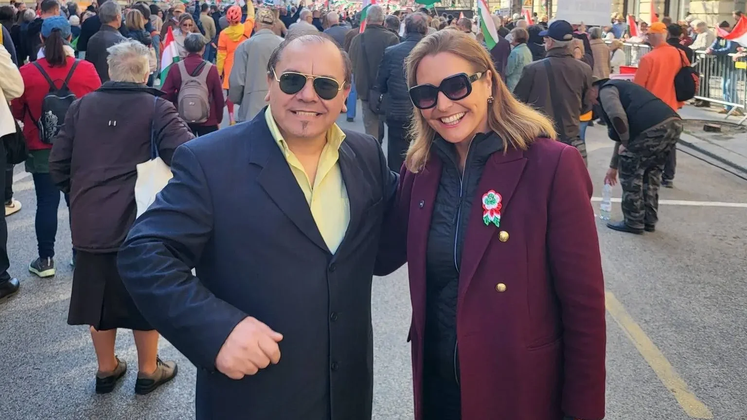 Száva Vince (balra) és Vitályos Eszter | Forrás: Száva Vince/Facebook