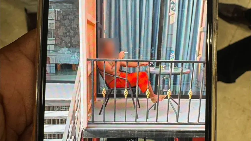 Cigiző szerzetes, Fotó forrása: BBC