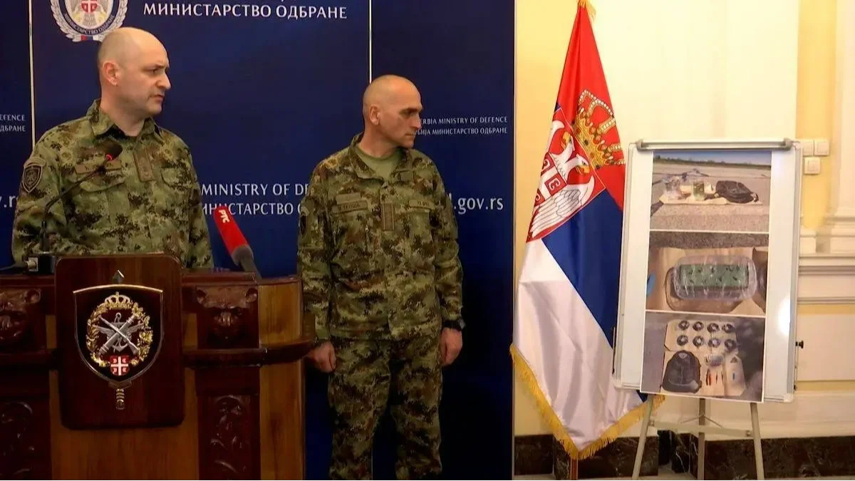 Djuro Jovanics, a szerb Katonai Biztonsági Ügynökség igazgatója bejelentést tett | Forrás: RTS