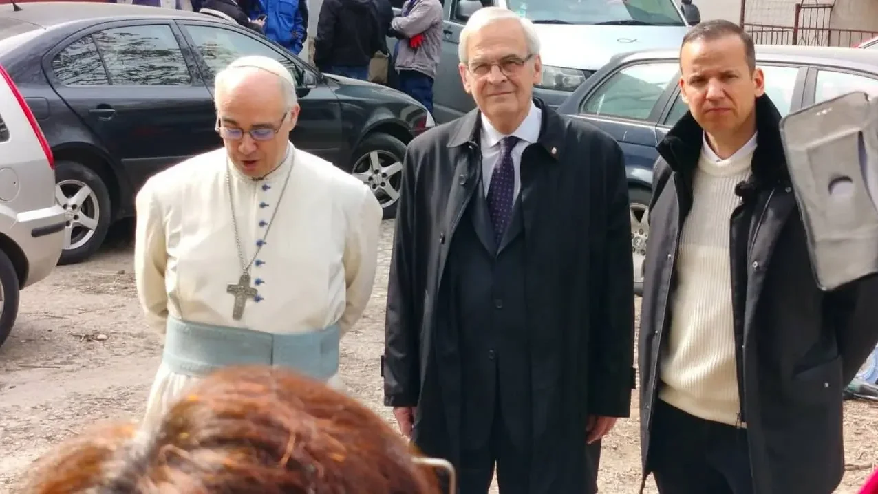 Kép forrása: MTI Fejes Rudolf Anzelm (balra), Tőkés László (középen), Toroczkai László (jobbra)