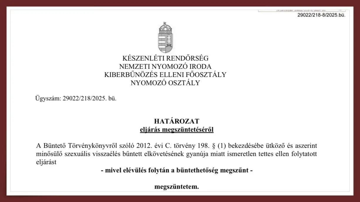 Nem ártatlan, csak elévült