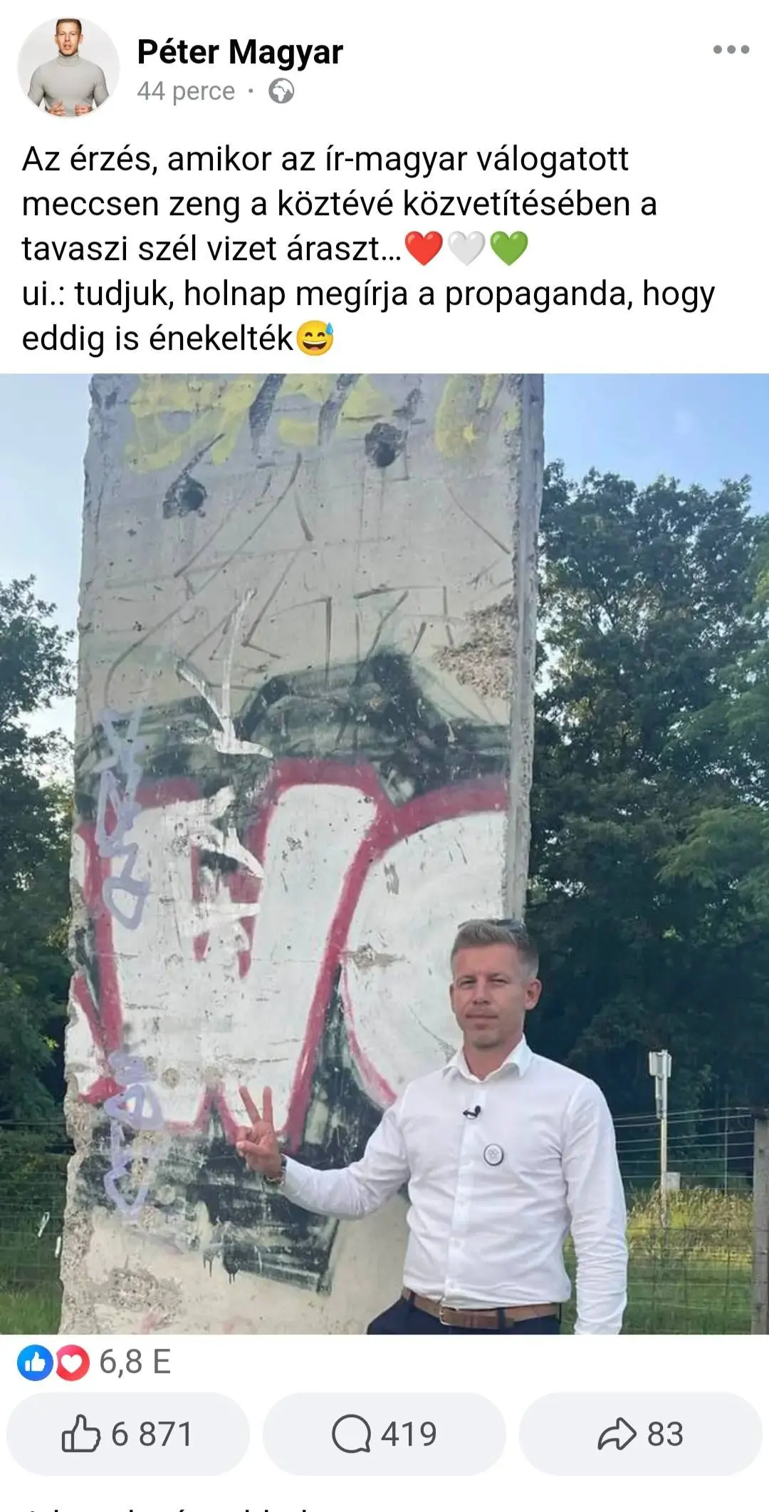 Fotó: Képernyőkép / Magyar Péter Facebook-oldala