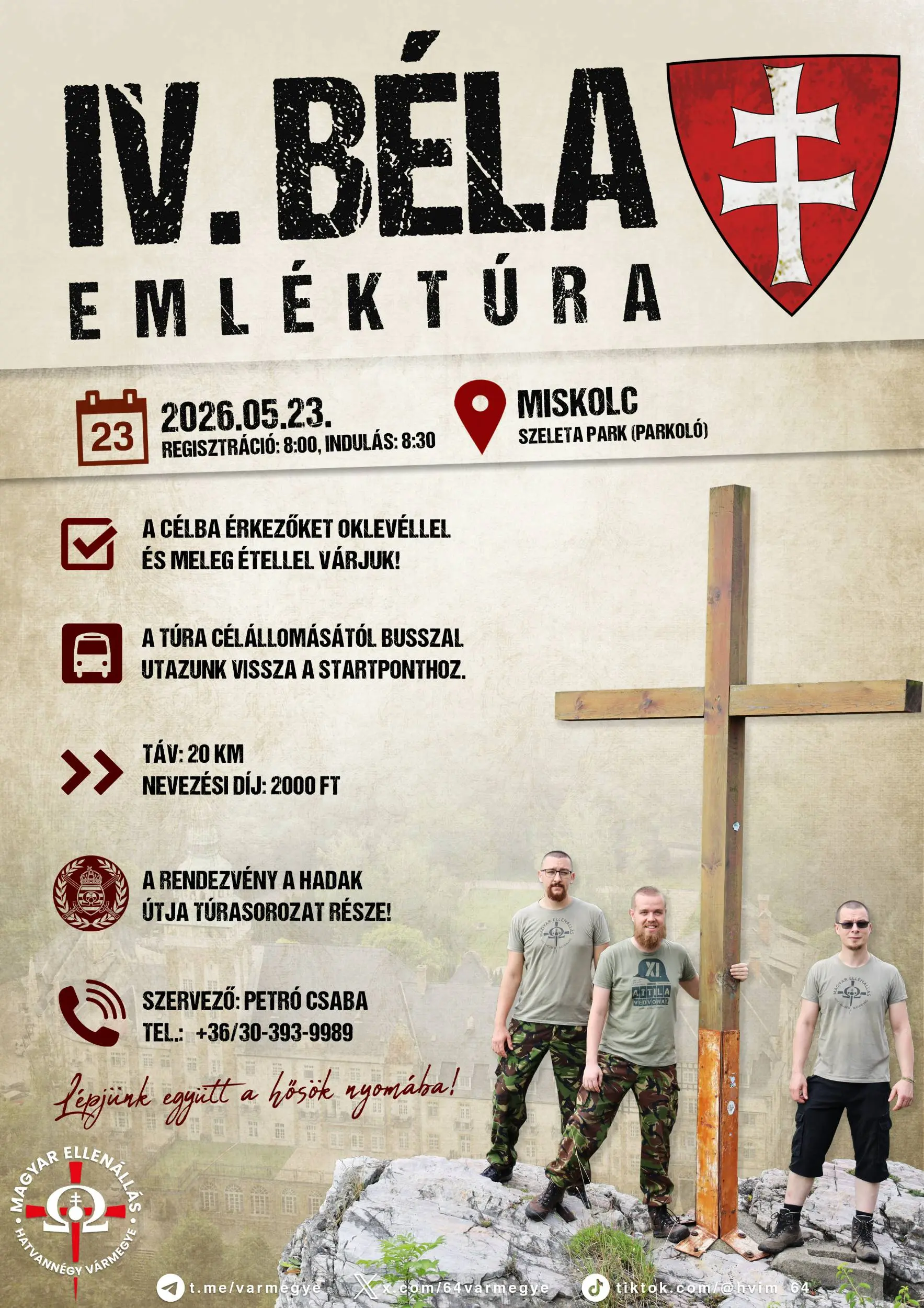 A túra plakátja