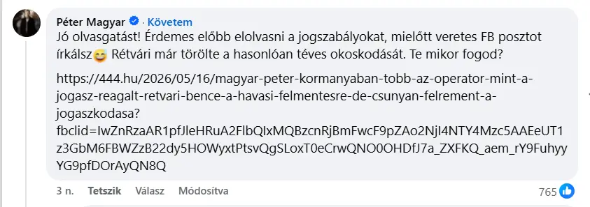 Forrás: Facebook