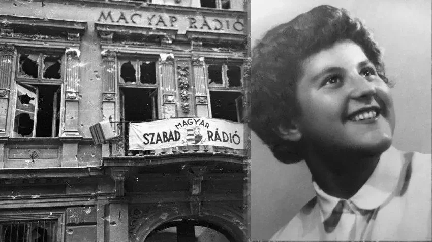 Koszmovszky Edina, az 1956-os forradalom „piros kabátos lánya” | Kép forrása: Hír TV