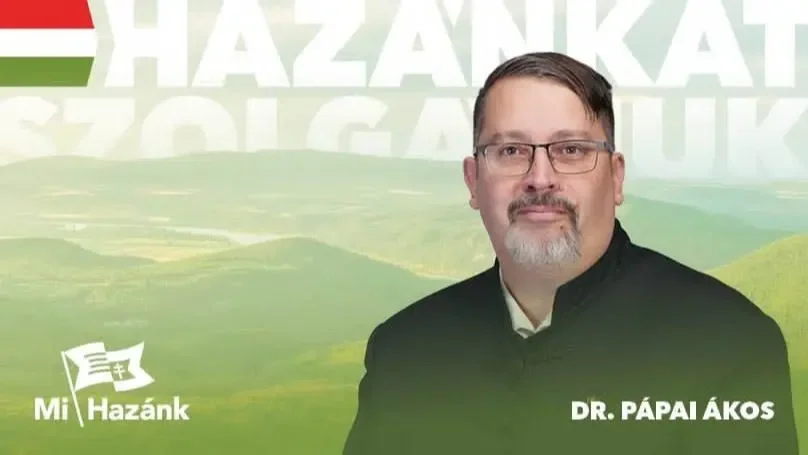 Dr. Pápai Ákos, a Mi Hazánk Mozgalom egri választókerületi elnöke | Kép forrása: Mi Hazánk Mozgalom