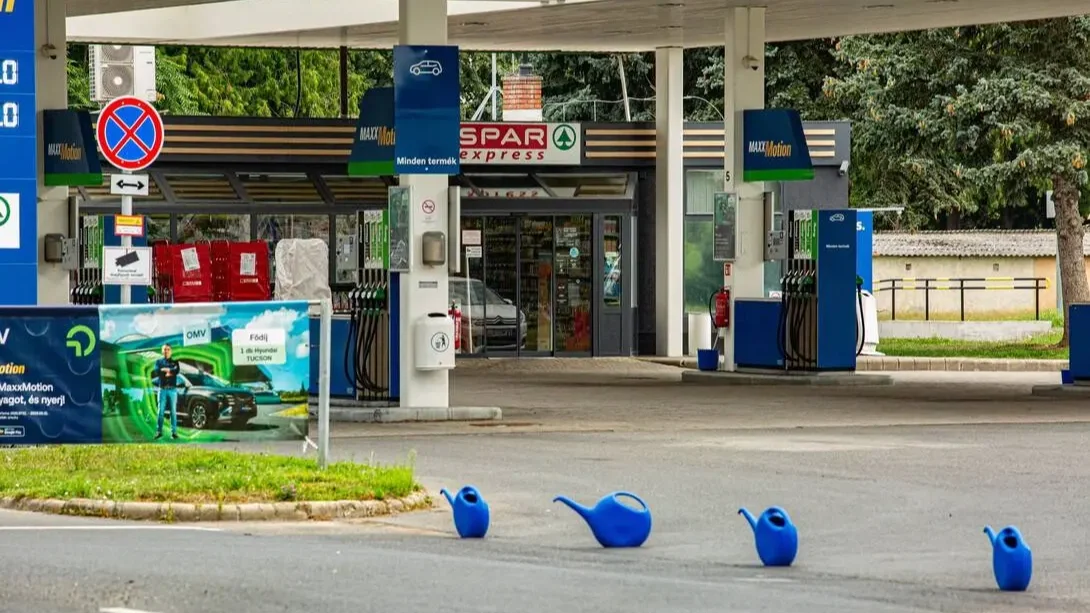 A kirabolt benzinkút, Fotó: Kanizsa Médiaház