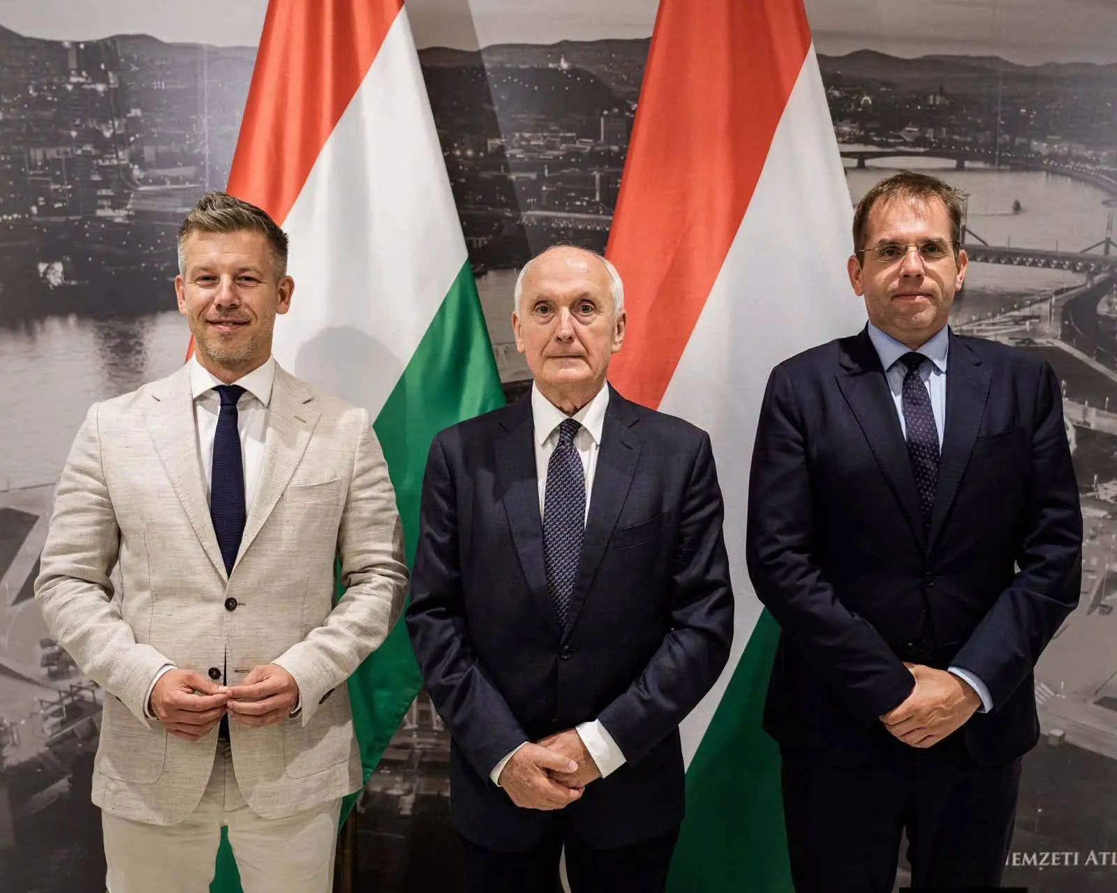 Magyar Péter, Baka András és Ruff Bálint néhány nappal ezelőtt találkoztak I Fotó: Magyar Péter Facebook-oldala