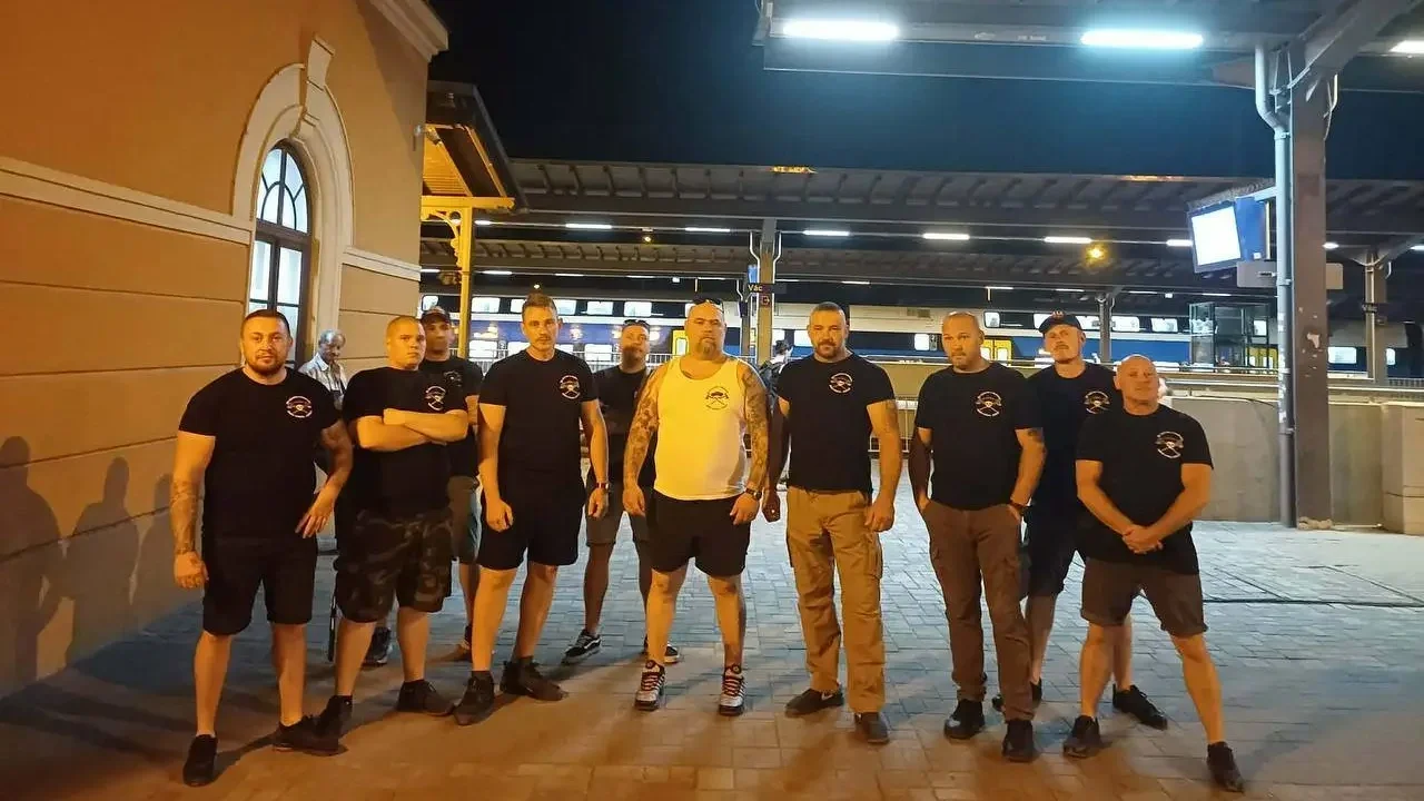 A Betyársereg tagjai Vácott | Kép forrása: saját
