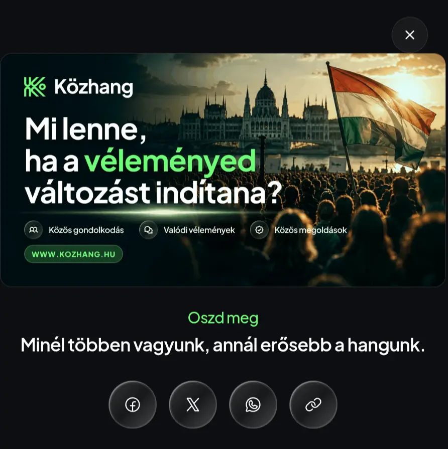 Az X gomb és a kép összecsúszása egyértelműen felületes MI-kódolásra utal.. Forrás: kozhang.hu