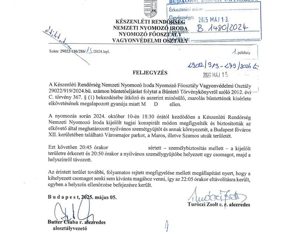 Fedett nyomozók, konspirált eljárás - egy elmaradt rajtaütés előkészületei - Fotó: Magyar Hang