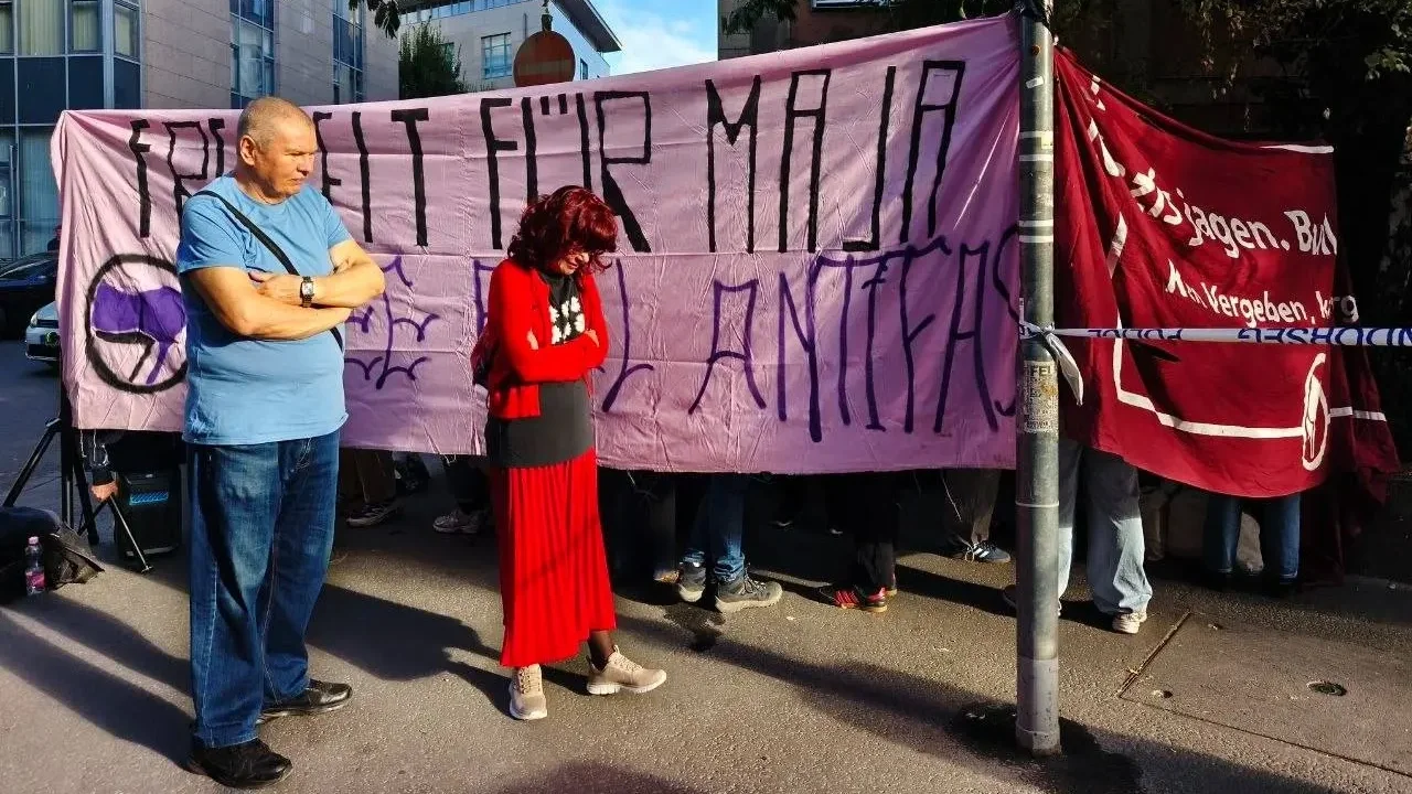 Antifasiszta tüntetők Budapesten I Fotó: Lipták Tamás / Magyar Jelen
