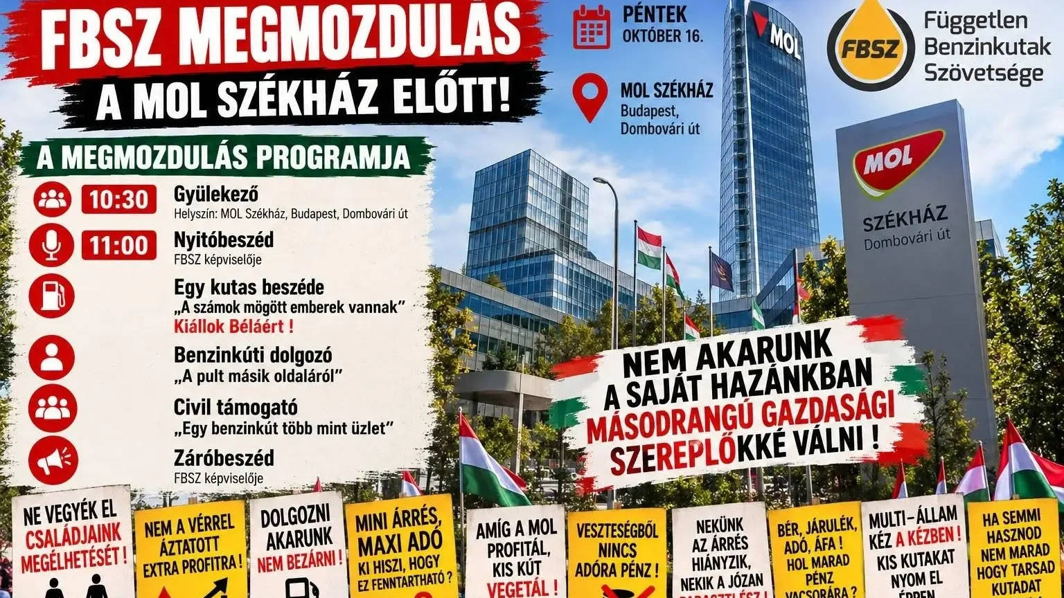 Kép forrása: Független Benzinkutak szövetségének Facebook-oldala