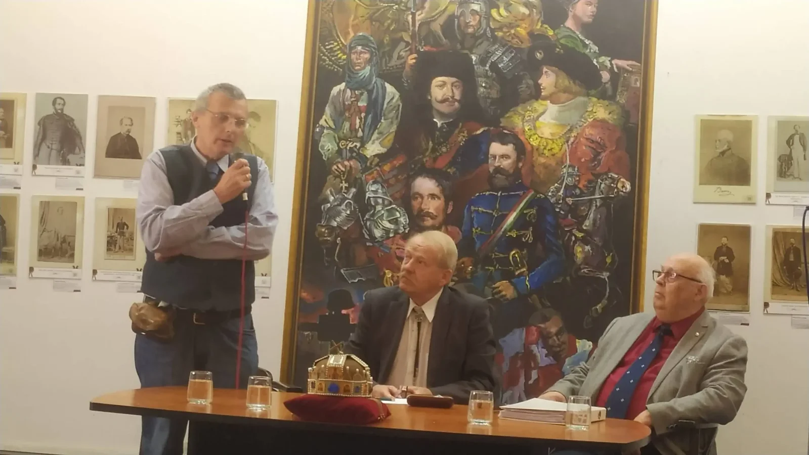 Gombkötő Csaba kutatásvezető beszámol az eddigi eredményekről | Kép forrása: saját