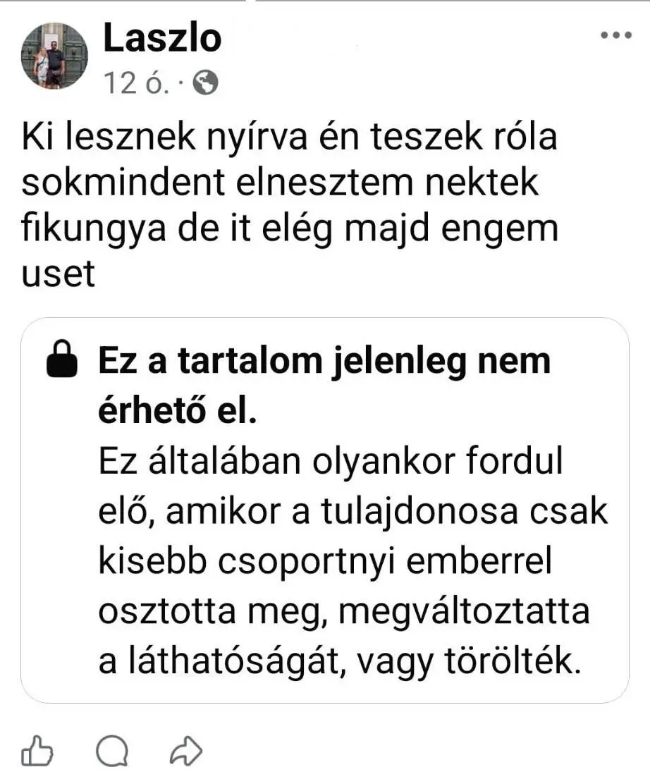 Kubai fenyeget, Kép forrása: Facebook