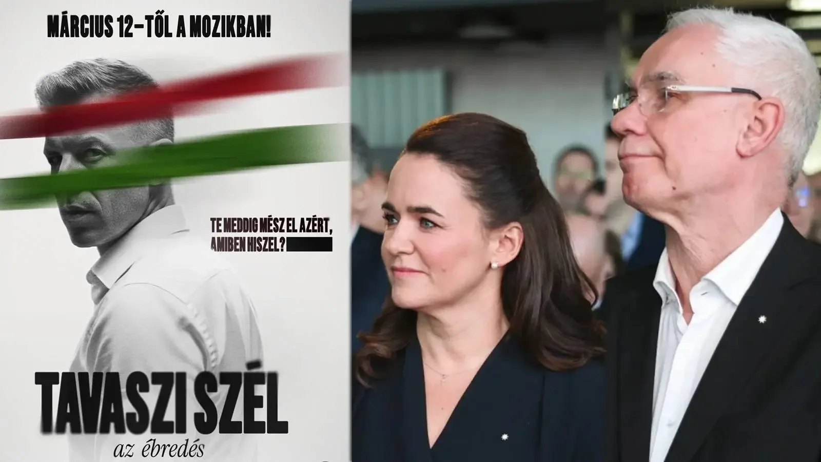 Képmontázs: Remenyiczki Éva/Magyar Jelen | Felhasznált források: A Tavaszi szél című dokumentumfilm plakátja, Hegedűs Róbert/MTI